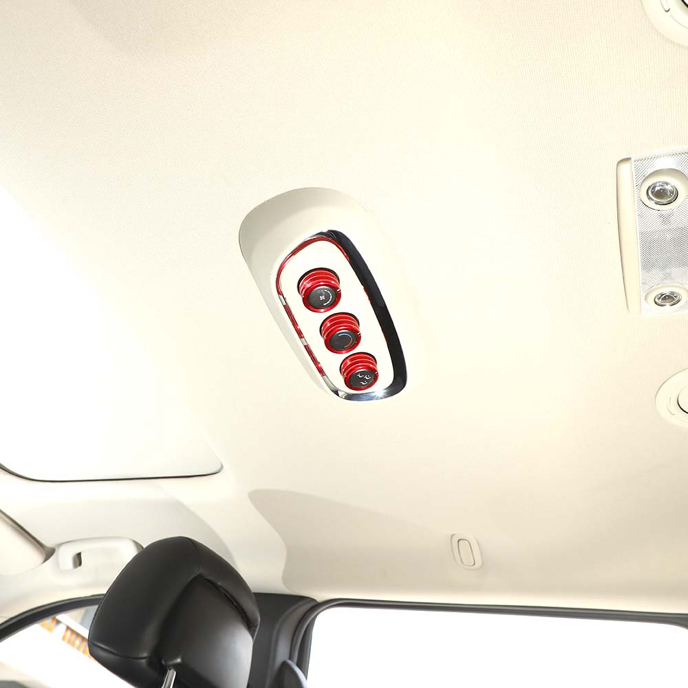 Voodonala Rear AC Switch Knob Trim For 2011-2020 Dodge Durango - Red Aluminum Alloy, Set Of 3 (Purple)