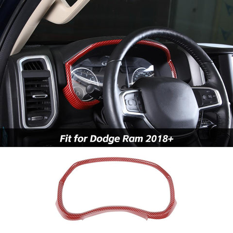 Dashboard Meter Trim Cover Decor Frame For Dodge Ram 2018+ Accessories | CheroCar