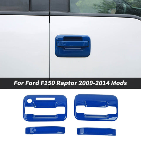 For 2009-2014 Ford F150 Raptor Exterior Outer Door Handle Bowl Cover Trim