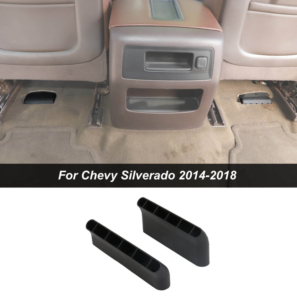 For 2014-2018 Chevy Silverado & GMC SierraRear Seat Under Air Deflectors AC Vent Extensions