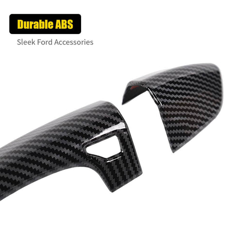 For 2015-2023 Ford Mustang Car Door Handle Cover Trim Overlay Shell