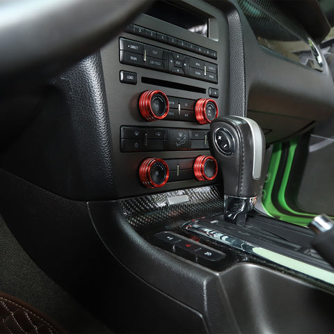 For 2011-2014 Ford Mustang Air Conditioning Switch Knob Ring Trim Bezel