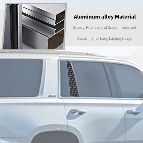 For 2015-2019 Chevy Suburban/Tahoe/GMC YUKON Rear Small Window Glass Plate Panel Trim Cover