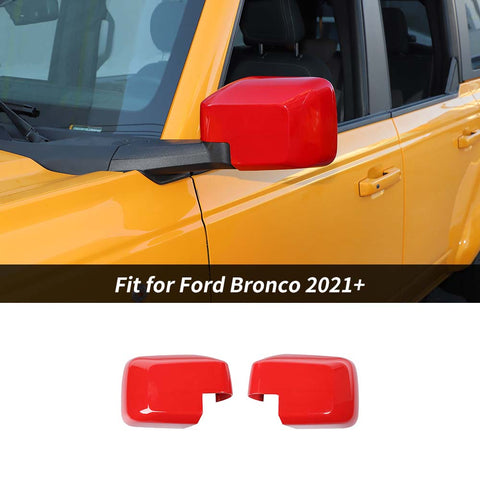 Side Rearview Mirror Caps Cover For Ford Bronco 2021+ Accessories｜CheroCar