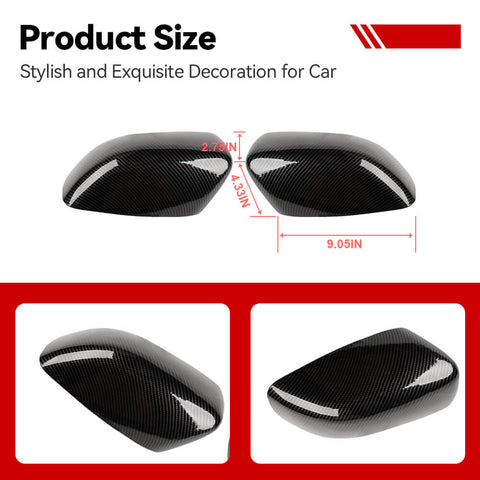 For 2011+ Chrysle 300C Exterior Rearview Mirror Decor Cover Trim Shell