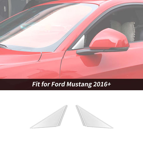 Front Door Window A Pillar Triangle Cover Trim For Ford Mustang 2016+｜CheroCar