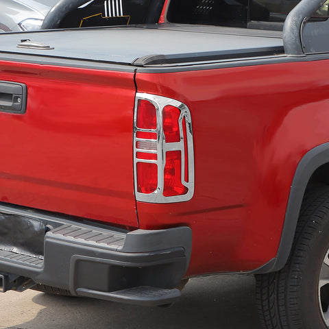 For 2014-2022 Chevy Colorado Rear Light Lamp Guards Trim Tail Light Covers