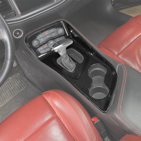 For 2015+ Dodge Challenger Interior Center Gear Shift Panel Trim Cover