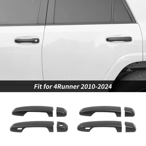 For 2010-2024 Toyota 4Runner Door Handle Trim Decor Cover With Smart Key Holes