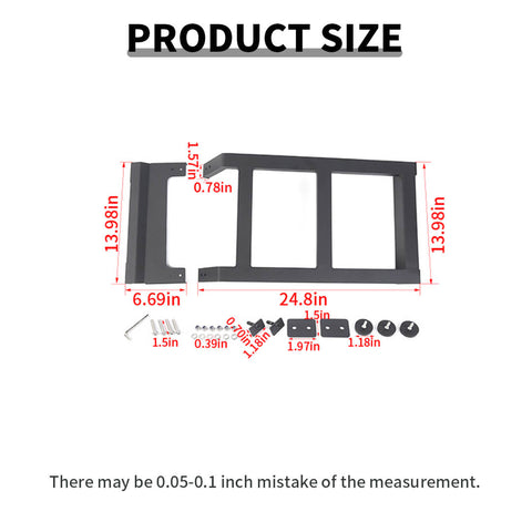 For 2010-2023 4Runner Rear Window Climbing Roof Rack Ladder Accessories