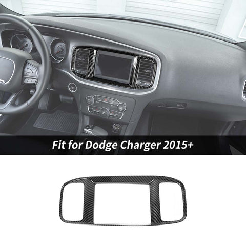 Console Navigation GPS Panel Decor Cover Trim for Dodge Charger 2015+ Accessories | CheroCar