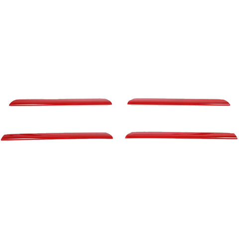 For 2015+ Dodge Charger Front Bumper Strips Overlay Trim Cover