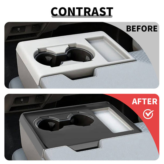For 2015-2020 Ford F250/F350/F450/F550 Front Cup Holder Storage Box Organizer Tray