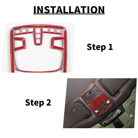 For 2015-2020 Ford F150 2 x Car Front Reading Light Lamp Panel Trim Cover