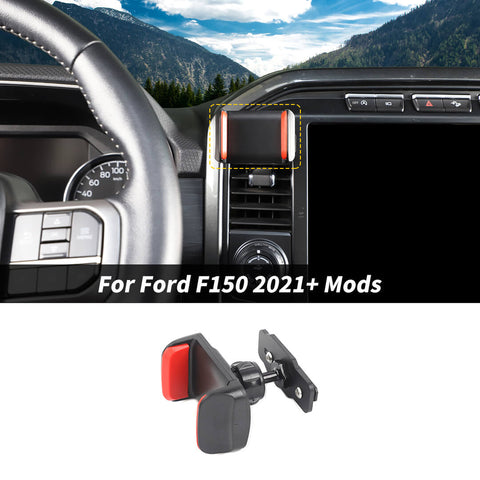 For 2021+ Ford F150 Center Console Dash Air Vent Phone Holder Mount