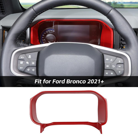 Dashboard Instrument Box Trim Cover For Ford Bronco 2021+ Accessories | CheroCar