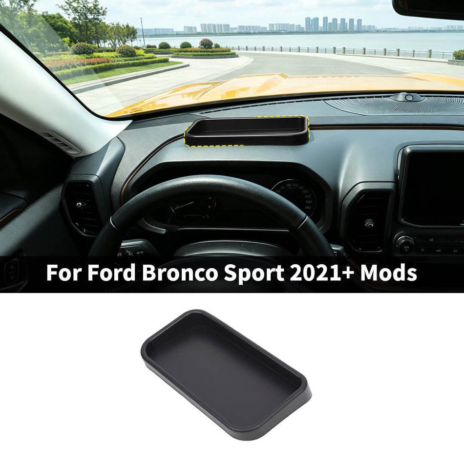 For 2021+ Ford Bronco Sport Center Console Dashboard Storage Box Tray