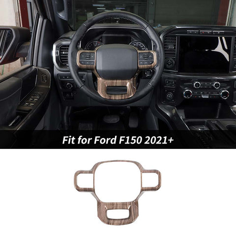 For 2021+ Ford F150 Steering Wheel Cover Trim