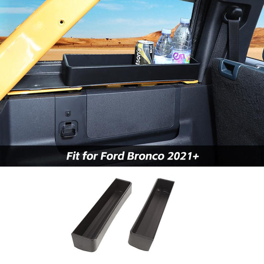 For 2021+ Ford Bronco 4-Doors Interior Storage Box Trunk Organizers Cargo