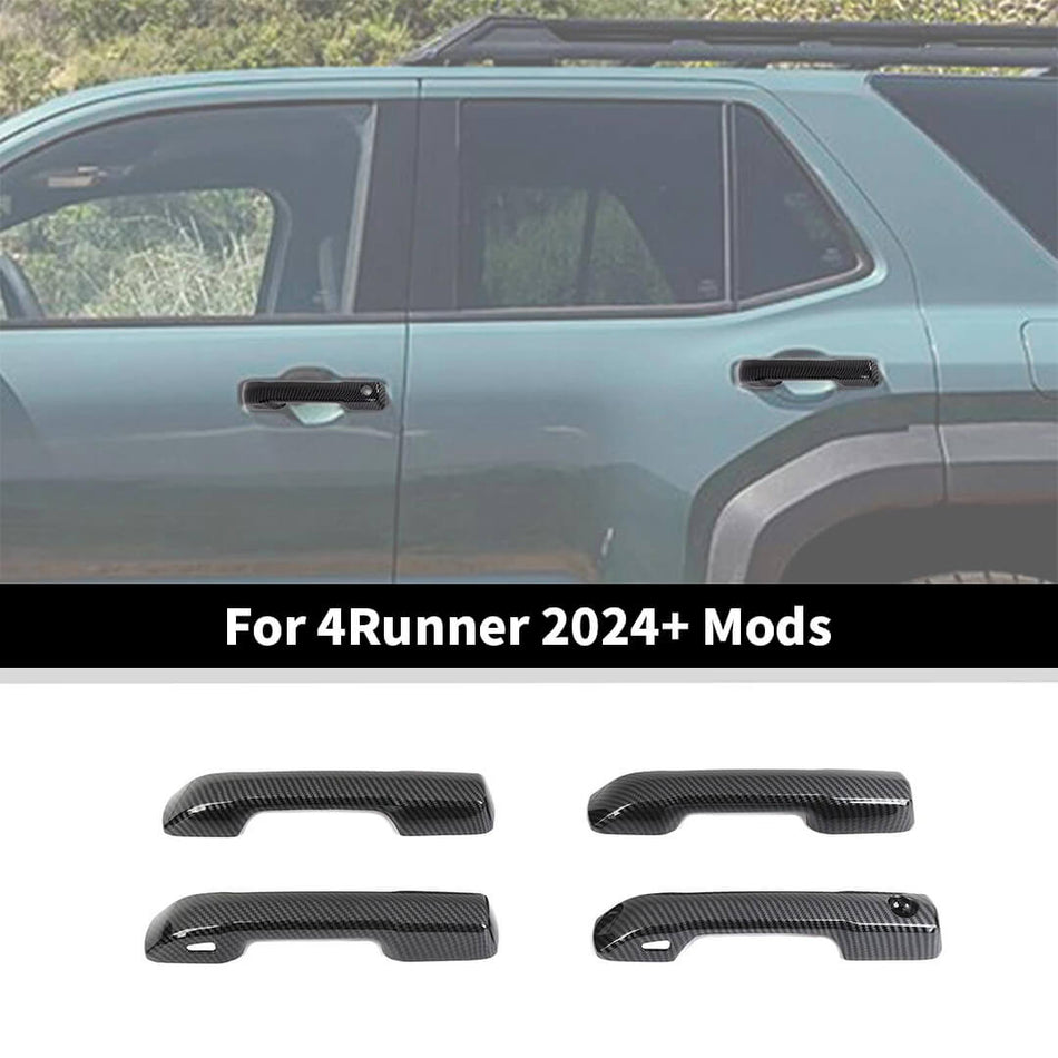 For 2024+ 4Runner Car Door Handle Shell Cover Trim (4 pcs)