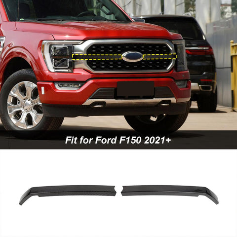 Front Bumper Center Grille Cover Trim Strips For Ford F150 2021+ Accessories | CheroCar