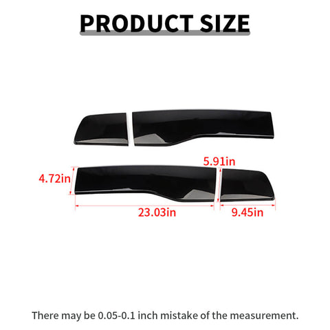 For 2011-2014 Dodge Charger Smoked Rear Taillight Backlight Lamp Decor Cover Trim