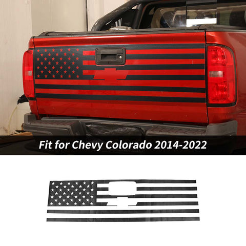 For 2014-2022 Chevy Colorado Pickup Truck Tailgate sticker Decal US Flag