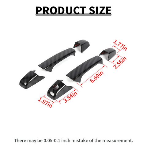 For 2007-2013 Chevy Silverado/GMC-SIERRA Car Door Handle Shell Trim Cover 2-Door Version