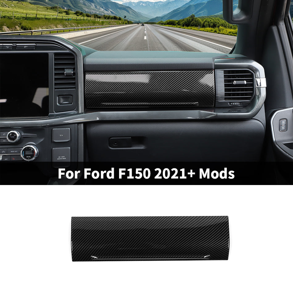 For 2021+ Ford F150 Co-pilot Front Storage Box Cover Trim Panel