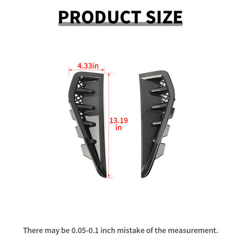 For 2018+ Dodge RAM Side Fender Vent Intak Cover Trim