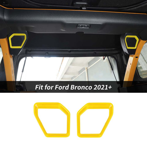 Car Rear Trunk Speaker Decor Frame Panel Trim Cover For Ford Bronco 2021+ Accessories | CheroCar