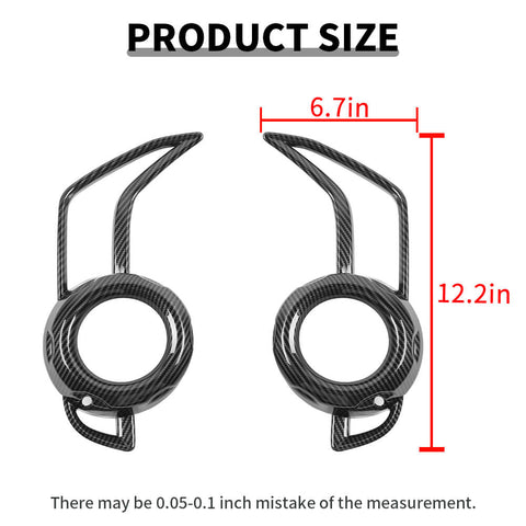 For 2014-2023 Toyota 4Runner SR5/TRD Pro Car Front Fog Light Lamp Decor Cover Trim
