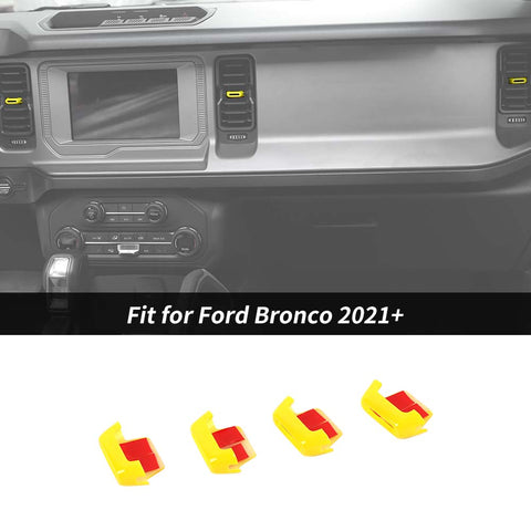 Center Dash Air Conditioner Outlet Vent Adjust Trim For 2021+ Ford Bronco｜CheroCar