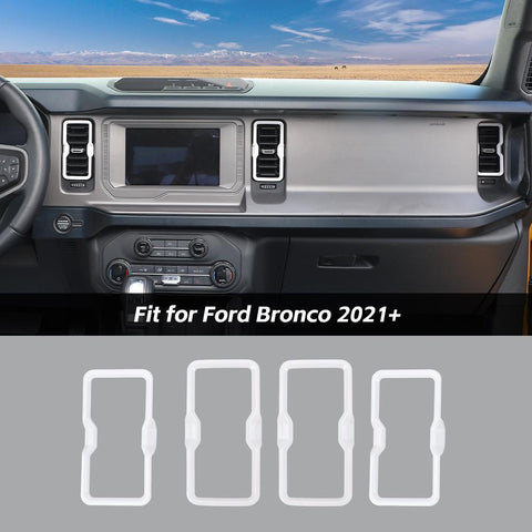 Air Conditioner Vent Outlet Decor Frame Trim Covers For Ford Bronco 2021+ Accessories | CheroCar