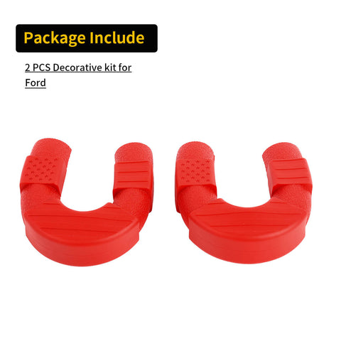 For 2008-2016 Ford F250/F350/F450/F550 Front Bumper Tow Hook Trailer Cover Trim