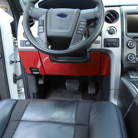 For 2009-2014 Ford F150 Raptor Front Dash Panel Center Console Decor Cover Trim