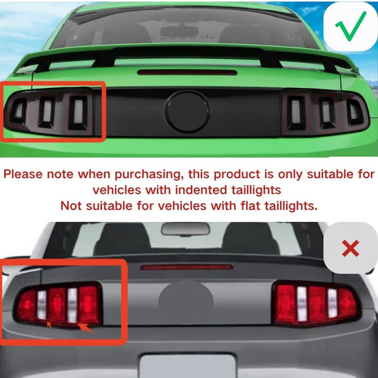 For 2010-2014 Ford Mustang Tail Light Lamp Cover Guard Trim Bezel