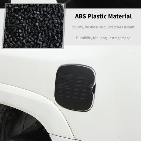 For 2010-2023 4Runner Exterior Fuel Tank Cap Trim Cover