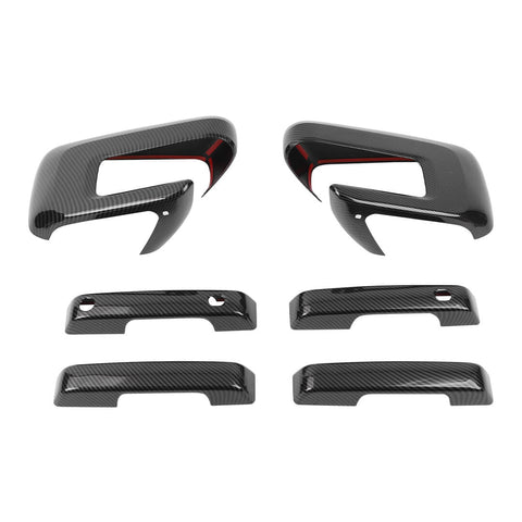 For 2021+ Ford F150 Rearview Mirror Shell Door Handle Cover Trim