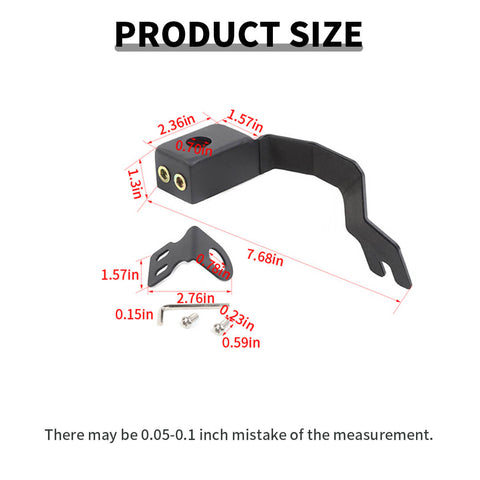 For 2010-2023 4Runner Side Rear Tailgate Antenna Bracket Mount Holder