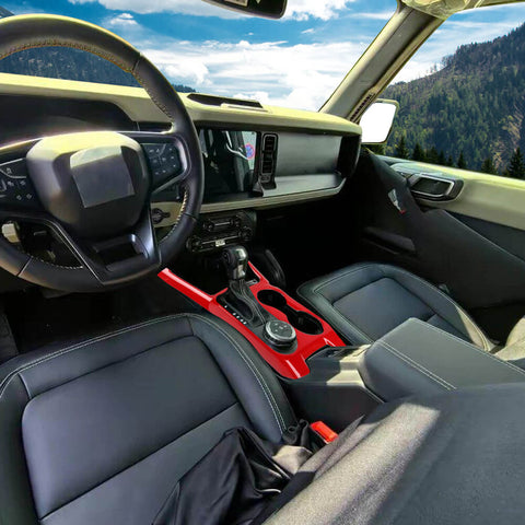 For 2021+ Ford Bronco Interior Gear Shift Panel Cover Trim B Style