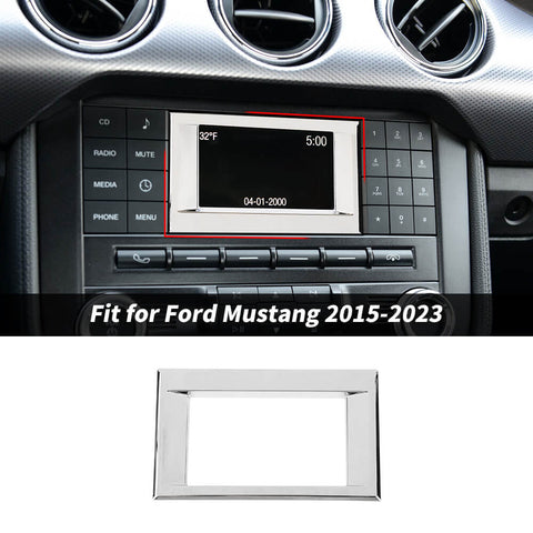 For 2015-2023 Ford Mustang Navigation GPS Small Screen Frame Trim Cover Bezels