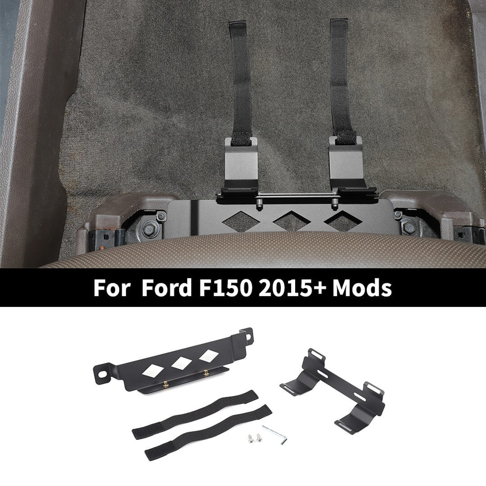 For 2015+ Ford F150 Under Front Seat Fire Extinguisher Mount Bracket Holder