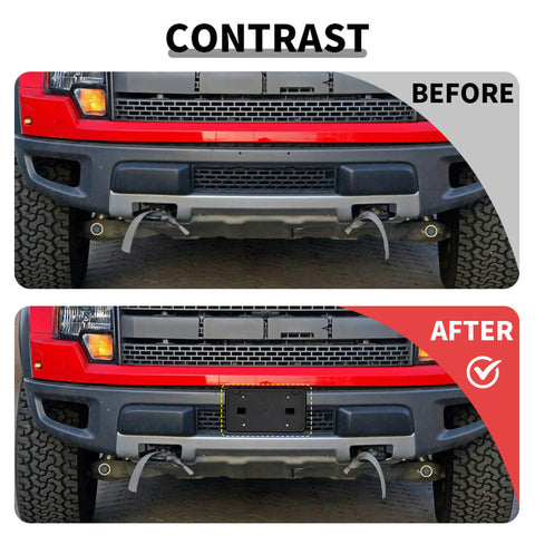 For 2010-2014 Ford F150 SVT Raptor Front Bumper License Plate Mounting Bracket