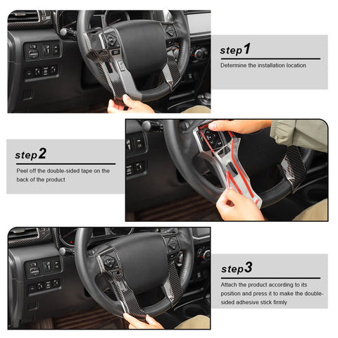 For 2020-2023 Toyota 4Runner 9 x Interior Front Central Dashboard Trim Kit