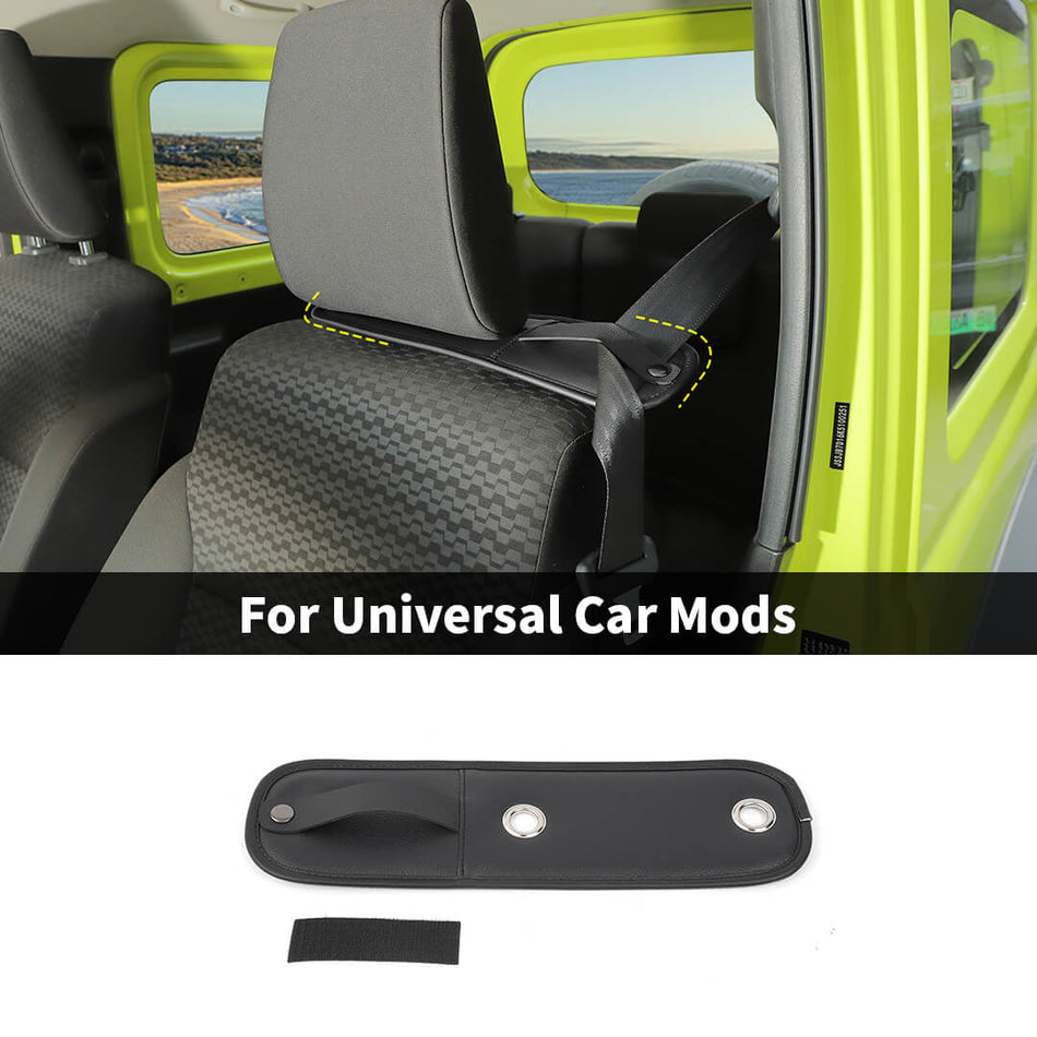 For Universal Car Interior Leather Seat Belts Support Plate Accessories