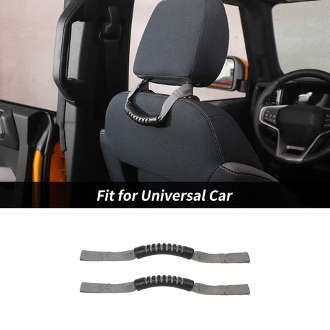 Car Rear Seat Back Headrest Grab Handle Set For Universal Car Accessories | CheroCar