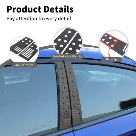 For 2011+ Dodge Charger Car Window Center Pillar Panel Cover Trim