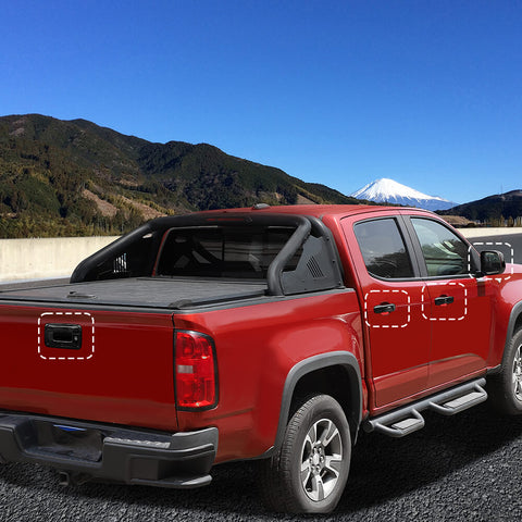 For 2014-2022 Chevy Colorado/GMC-CANYON 12 x Rearview Mirror & Door Handle & Tailgate Handle Cover Trim Kit