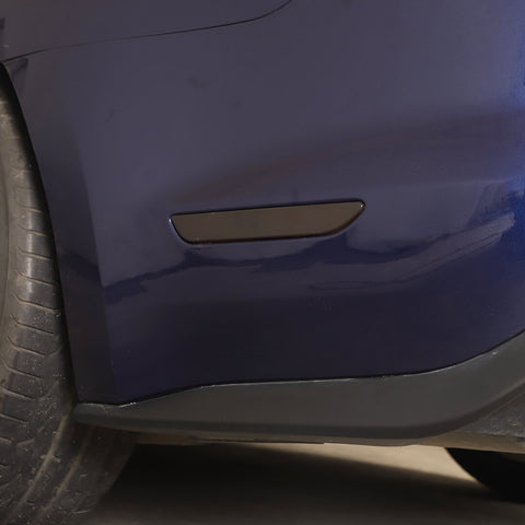 For 2015-2023 Ford Mustang Smoked Black Wheel Eyebrow Light Cover Trim Bezel